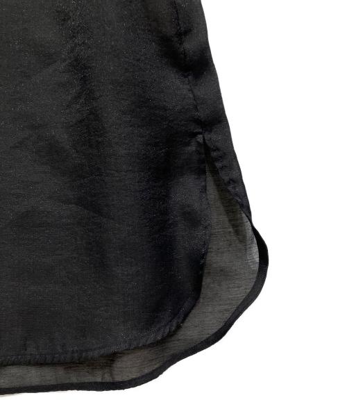 Adam et Rope（アダム エ ロペ）Adam et Rope (アダム エ ロペ) フォルムスリーブブザムブラウス ブラック サイズ:FREEの古着・服飾アイテム