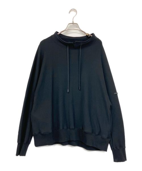 N.HOOLYWOOD（エヌ ハリウッド）N.HOOLYWOOD (エヌ ハリウッド) LONG SLEEVE SWEAT SHIRT ブラック サイズ:36の古着・服飾アイテム