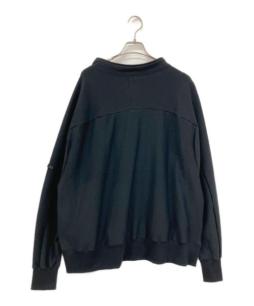 N.HOOLYWOOD（エヌ ハリウッド）N.HOOLYWOOD (エヌ ハリウッド) LONG SLEEVE SWEAT SHIRT ブラック サイズ:36の古着・服飾アイテム