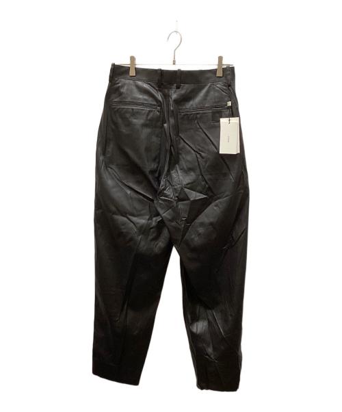 N.HOOLYWOOD（エヌ ハリウッド）N.HOOLYWOOD (エヌ ハリウッド) シンセティックレザーパンツ ブラック サイズ:36の古着・服飾アイテム