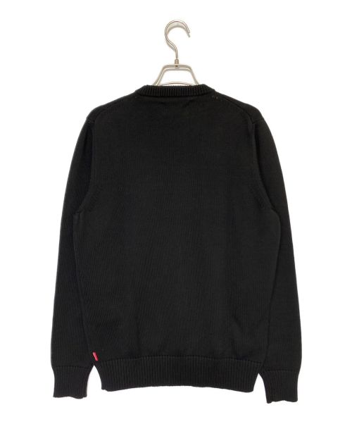 SUPREME（シュプリーム）SUPREME (シュプリーム) STONE ISLAND (ストーンアイランド) Reflective Compass Sweater ブラック サイズ:Sの古着・服飾アイテム