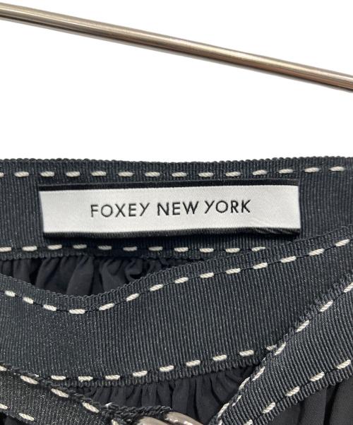 FOXEY（フォクシー）FOXEY (フォクシー) ギャザースカート ブラック サイズ:38の古着・服飾アイテム