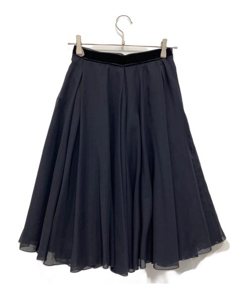 FOXEY（フォクシー）FOXEY (フォクシー) フレアスカート ネイビー サイズ:38の古着・服飾アイテム