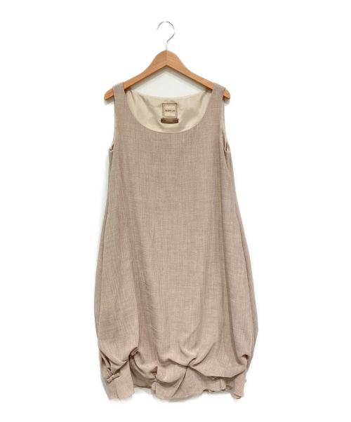 daisy lin for foxey（デイジーリン フォー フォクシー）daisy lin for foxey (デイジーリン フォー フォクシー) デイジートラベルパフワンピース ベージュ サイズ:38の古着・服飾アイテム