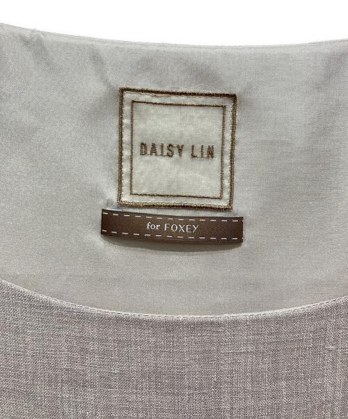 daisy lin for foxey（デイジーリン フォー フォクシー）daisy lin for foxey (デイジーリン フォー フォクシー) デイジートラベルパフワンピース ベージュ サイズ:38の古着・服飾アイテム