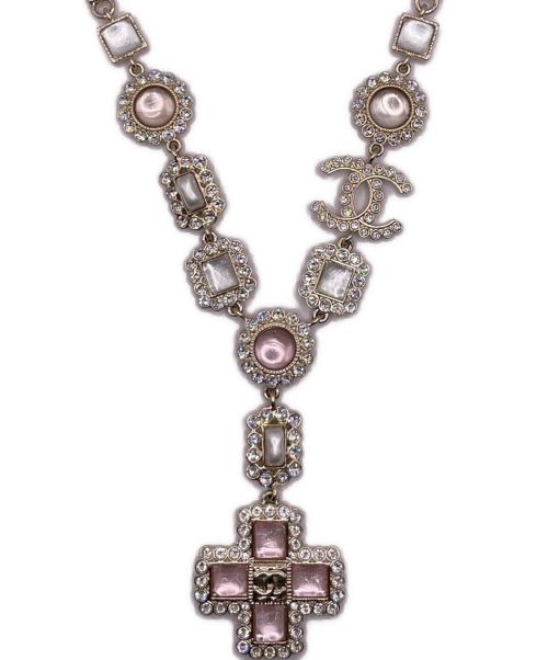 CHANEL（シャネル）CHANEL (シャネル) Cross motif coco mark necklaceの古着・服飾アイテム