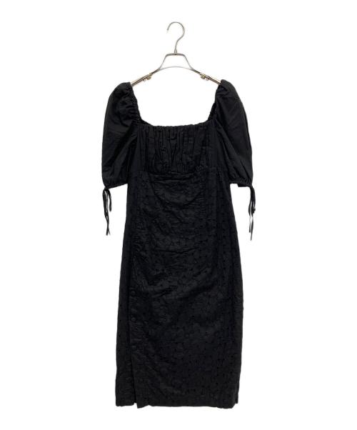 HER LIP TO（ハーリップトゥ）HER LIP TO (ハーリップトゥ) 2Way Eyelet Lace Summer Dress ブラック サイズ:Mの古着・服飾アイテム