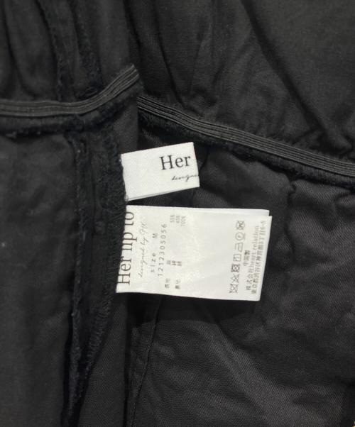 HER LIP TO（ハーリップトゥ）HER LIP TO (ハーリップトゥ) 2Way Eyelet Lace Summer Dress ブラック サイズ:Mの古着・服飾アイテム