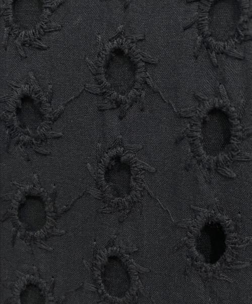 freada（フリーダ）freada (フリーダ) カットワーク刺繍ワンピース ブラック サイズ:FREEの古着・服飾アイテム