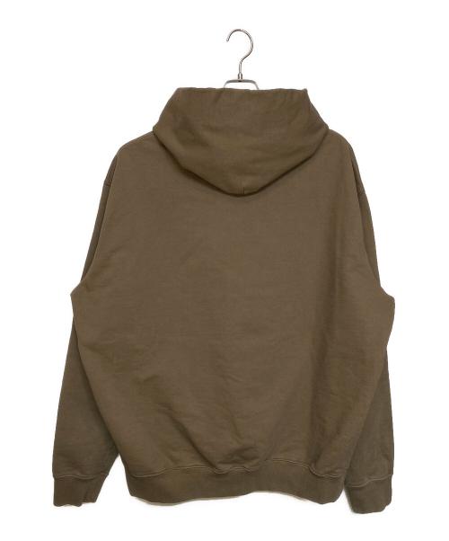 Maison Margiela（メゾンマルジェラ）Maison Margiela (メゾンマルジェラ) 反転ロゴフーディ ブラウン サイズ:Mの古着・服飾アイテム