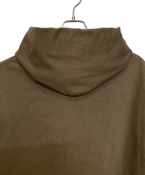 Maison Margiela（メゾンマルジェラ）Maison Margiela (メゾンマルジェラ) 反転ロゴフーディ ブラウン サイズ:Mの古着・服飾アイテム