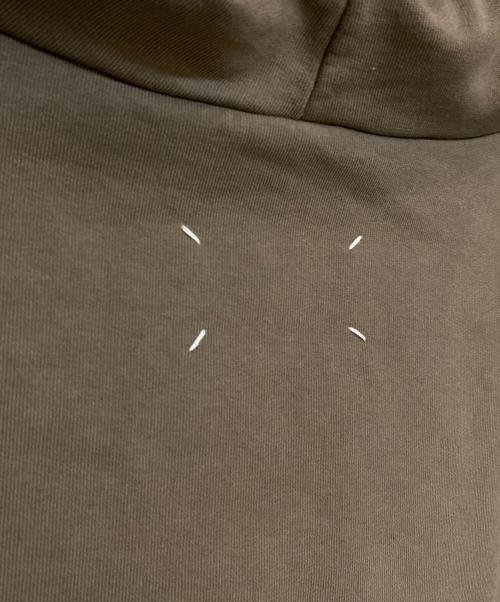 Maison Margiela（メゾンマルジェラ）Maison Margiela (メゾンマルジェラ) 反転ロゴフーディ ブラウン サイズ:Mの古着・服飾アイテム