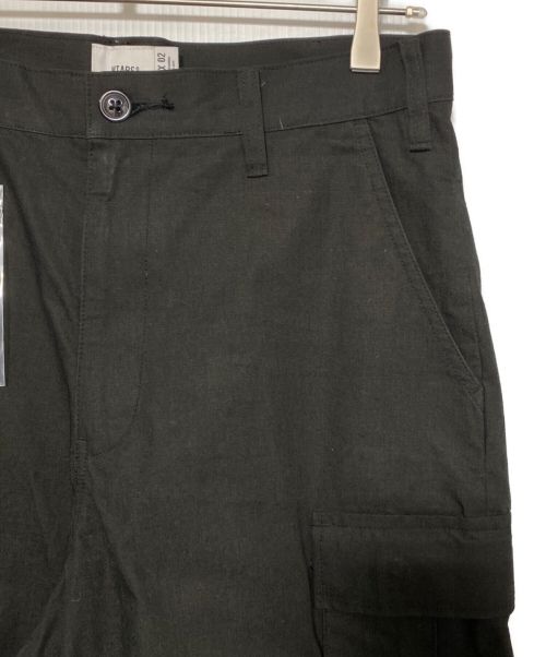 WTAPS（ダブルタップス）WTAPS (ダブルタップス) JUNGLE STOCK / TROUSERS / NYCO. RIPSTOP ブラック サイズ:02の古着・服飾アイテム