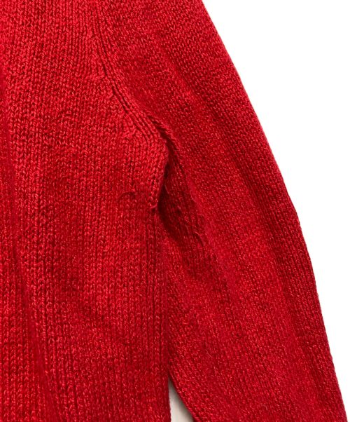 POLO RALPH LAUREN（ポロ・ラルフローレン）POLO RALPH LAUREN (ポロ・ラルフローレン) ポロベアクルーネックニット レッド サイズ:SIZE XSの古着・服飾アイテム
