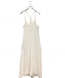 MURRAL（ミューラル）の古着「Frost knit camisole dress / ニットドレス」｜ホワイト
