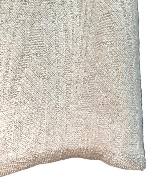 MURRAL（ミューラル）MURRAL (ミューラル) Frost knit camisole dress / ニットドレス ホワイト サイズ:2の古着・服飾アイテム