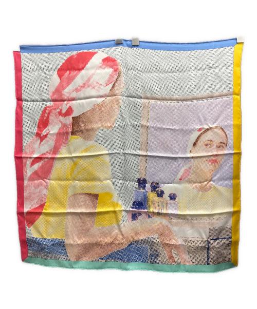 HERMES（エルメス）HERMES (エルメス) シルクスカーフカレ70 マルチカラーの古着・服飾アイテム