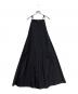 BEAUTY&YOUTH（ビューティーアンドユース）の古着「ナイロンフレアキャミワンピース」｜ブラック