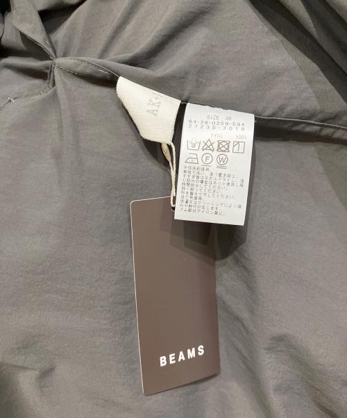 AK+1（エーケーワン）AK+1 (エーケーワン) ネックギャザーワンピース チャコールグレー サイズ:36 未使用品の古着・服飾アイテム