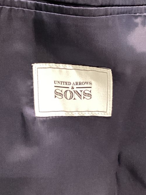 UNITED ARROWS & SONS（ユナイテッドアローズ アンド サンズ）UNITED ARROWS & SONS (ユナイテッドアローズ アンド サンズ) SERGE PLAIN BLAZER グリーン サイズ:Lの古着・服飾アイテム