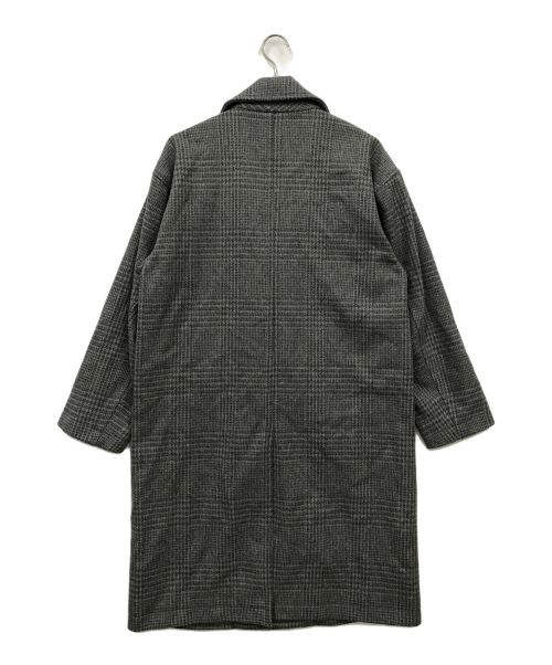 MONKEY TIME（モンキータイム）MONKEY TIME (モンキータイム) グレンチェックオーバーコート グレー サイズ:Sの古着・服飾アイテム