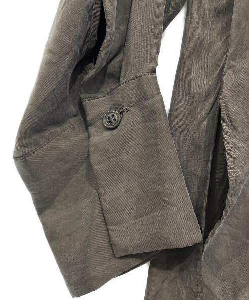 1er Arrondissement（プルミエ アロンディスモン）1er Arrondissement (プルミエ アロンディスモン) キュプラフィブリルシャツ ブラウン サイズ:36の古着・服飾アイテム