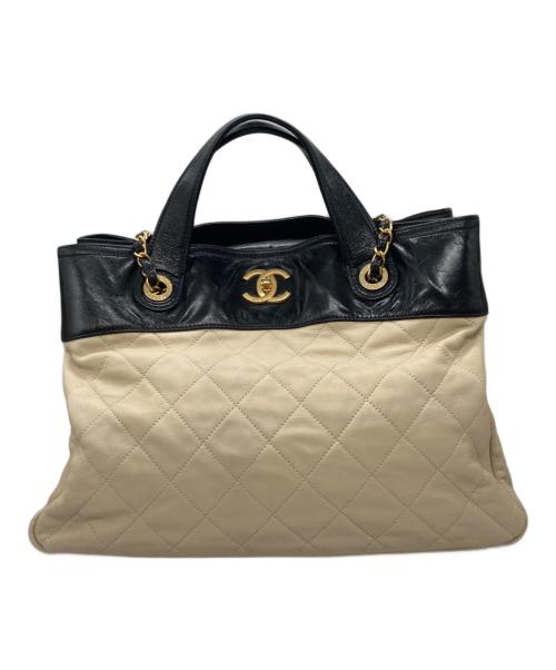 CHANEL（シャネル）CHANEL (シャネル) 2way チェーンショルダー バッグ ベージュの古着・服飾アイテム