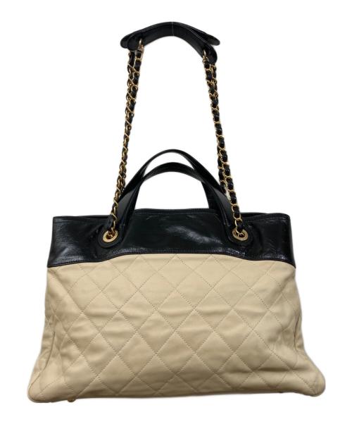 CHANEL（シャネル）CHANEL (シャネル) 2way チェーンショルダー バッグ ベージュの古着・服飾アイテム