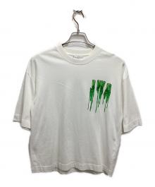 J.W.ANDERSON（ジェイダブリューアンダーソン）の古着「スライムロゴプリントTシャツ」｜ホワイト