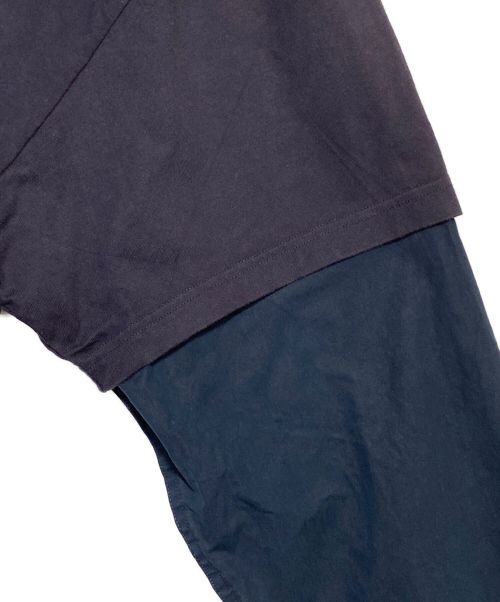 BALENCIAGA（バレンシアガ）BALENCIAGA (バレンシアガ) Patched Sleeves ネイビー サイズ:XXSの古着・服飾アイテム