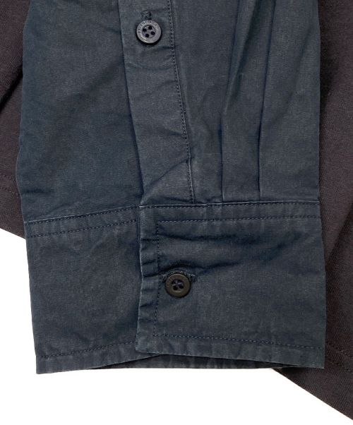 BALENCIAGA（バレンシアガ）BALENCIAGA (バレンシアガ) Patched Sleeves ネイビー サイズ:XXSの古着・服飾アイテム