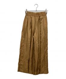 SACRA（サクラ）の古着「ブライトキュプラパンツ」｜ブラウン