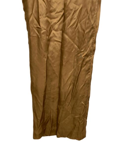 SACRA（サクラ）SACRA (サクラ) ブライトキュプラパンツ ブラウン サイズ:36の古着・服飾アイテム