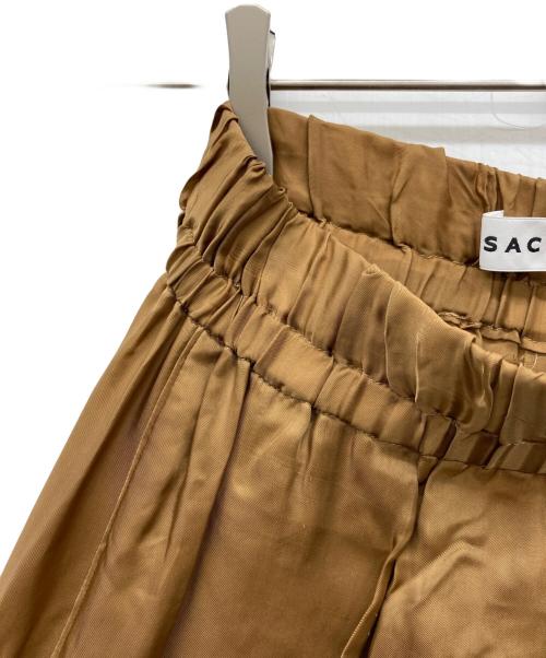SACRA（サクラ）SACRA (サクラ) ブライトキュプラパンツ ブラウン サイズ:36の古着・服飾アイテム