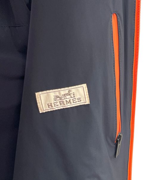 HERMES（エルメス）HERMES (エルメス) ナイロン パッカブル ジャケット ネイビー サイズ:50の古着・服飾アイテム