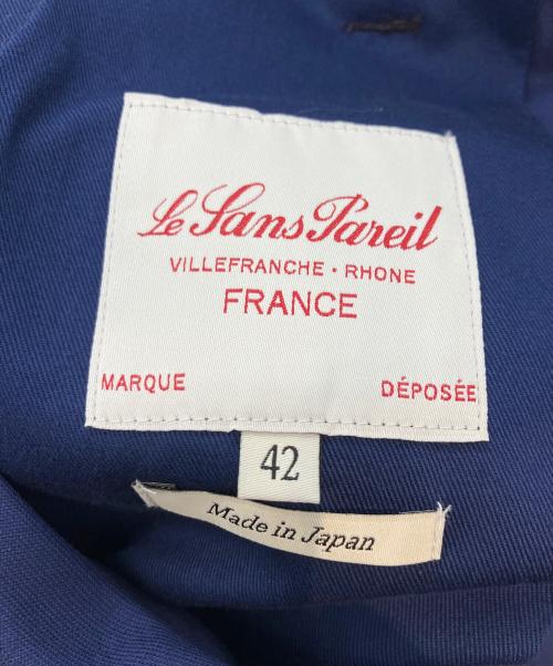 Le Sans Pareil（ル サン パレイユ）Le Sans Pareil (ル サン パレイユ) CMS TRADITIONAL WORK PANTS ネイビー サイズ:42の古着・服飾アイテム