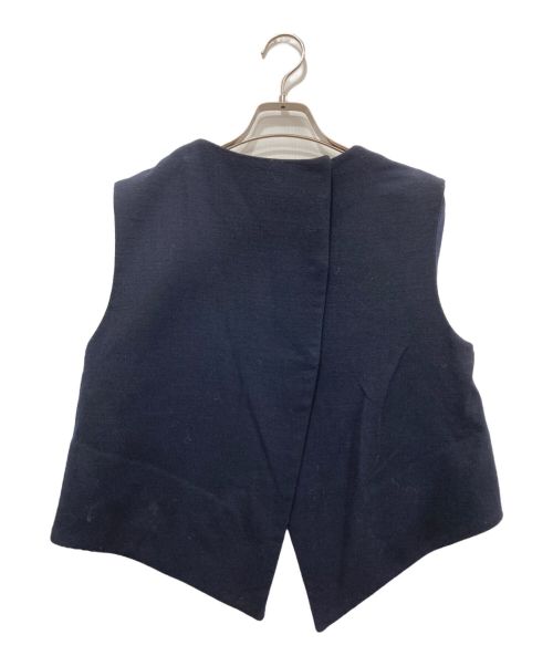 ENFOLD（エンフォルド）ENFOLD (エンフォルド) ハルキングツイル タンクベスト ネイビー サイズ:38の古着・服飾アイテム