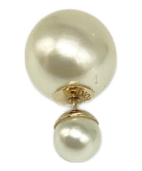 Christian Dior（クリスチャン ディオール）Christian Dior (クリスチャン ディオール) トライバル ダブルフェイクパール ピアスの古着・服飾アイテム