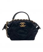 CHANELシャネル）の古着「ミニチェーンショルダーバッグ」｜ブラック