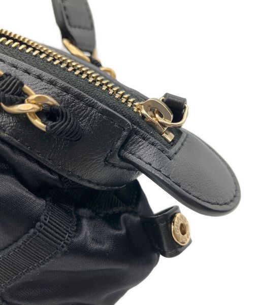 CHANEL（シャネル）CHANEL (シャネル) ミニチェーンショルダーバッグ ブラックの古着・服飾アイテム