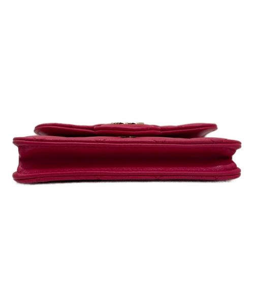 CHANEL（シャネル）CHANEL (シャネル) ミニフラップコインカードチェーンショルダー ショッキングピンクの古着・服飾アイテム