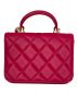 CHANEL (シャネル) ミニフラップコインカードチェーンショルダー ショッキングピンク：250000円