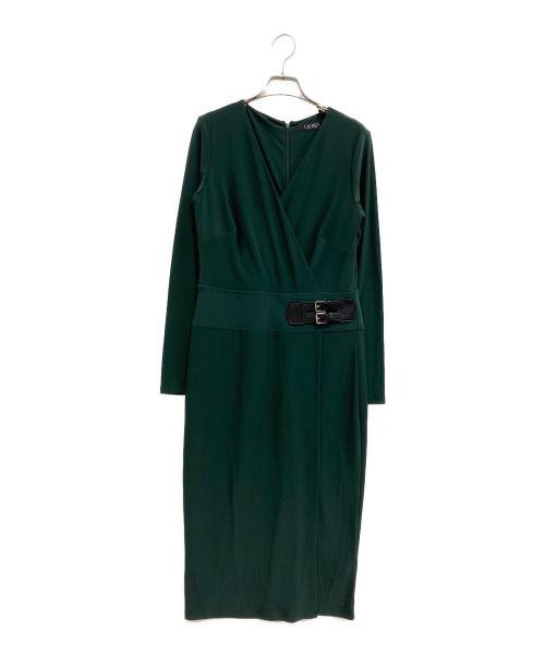 LAUREN RALPH LAUREN（ローレンラルフローレン）LAUREN RALPH LAUREN (ローレンラルフローレン) ワンピース グリーン サイズ:SIZE 4の古着・服飾アイテム