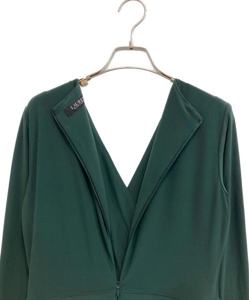 LAUREN RALPH LAUREN（ローレンラルフローレン）LAUREN RALPH LAUREN (ローレンラルフローレン) ワンピース グリーン サイズ:SIZE 4の古着・服飾アイテム