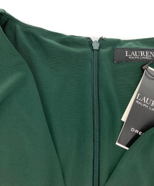 LAUREN RALPH LAUREN（ローレンラルフローレン）LAUREN RALPH LAUREN (ローレンラルフローレン) ワンピース グリーン サイズ:SIZE 4の古着・服飾アイテム