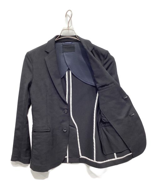 Junhashimoto（ジュンハシモト）Junhashimoto (ジュンハシモト) JERSEY JACKET EMBOSS CAMO ブラック サイズ:2の古着・服飾アイテム