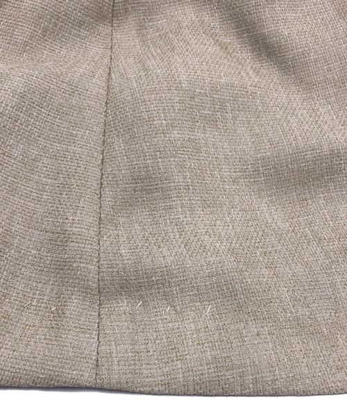 CADUNE（カデュネ）CADUNE (カデュネ) タックジレワンピース ベージュ サイズ:38の古着・服飾アイテム