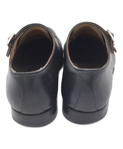 SCOTCH GRAIN（スコッチグレイン）SCOTCH GRAIN (スコッチグレイン) ダブルモンクストラップシューズ ブラック サイズ:27の古着・服飾アイテム