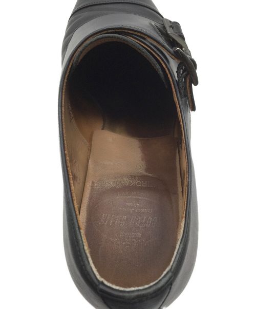 SCOTCH GRAIN（スコッチグレイン）SCOTCH GRAIN (スコッチグレイン) ダブルモンクストラップシューズ ブラック サイズ:27の古着・服飾アイテム