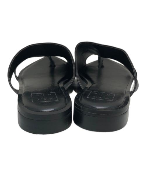 RIM.ARK（リムアーク）RIM.ARK (リムアーク) Thumb cover sandal ブラック サイズ:37の古着・服飾アイテム